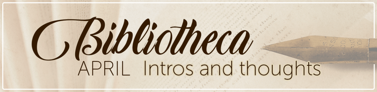 Bibliotheca – April
